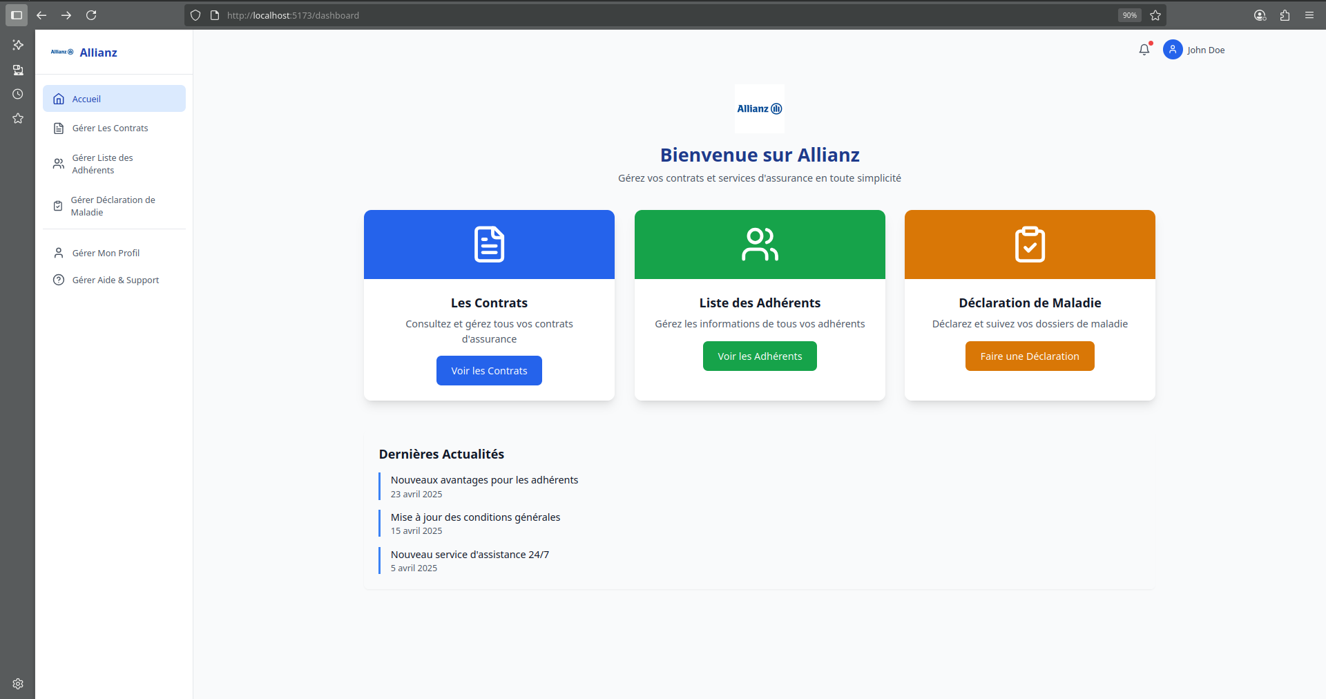 Allianz Client Tracker
